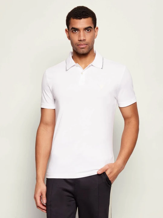 Zdjęcie produktu GUESS Polo NOLAN | Extra slim fit biały