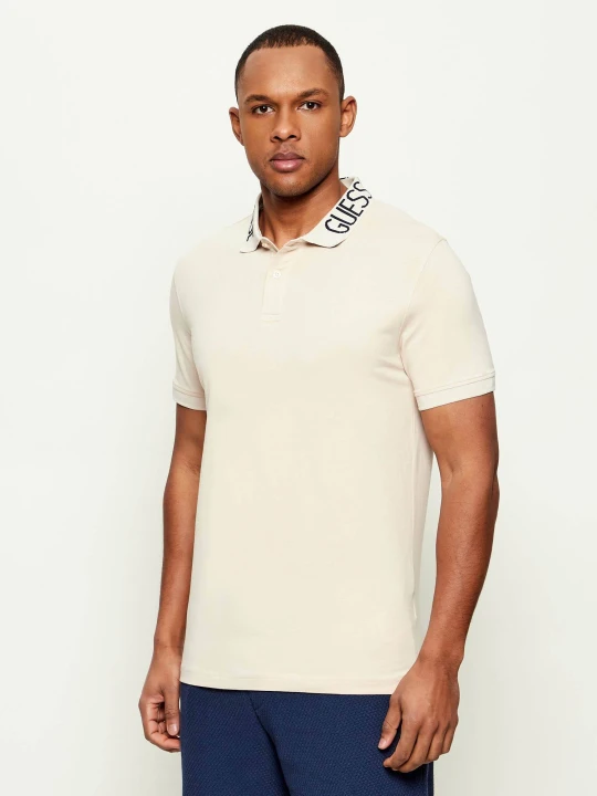 Zdjęcie produktu GUESS Polo NOLAN | Extra slim fit beżowy