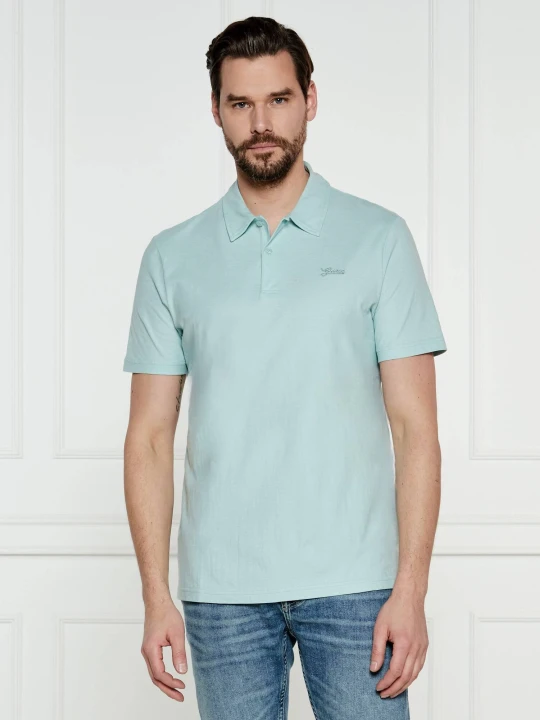 Zdjęcie produktu GUESS Polo | Regular Fit błękitny