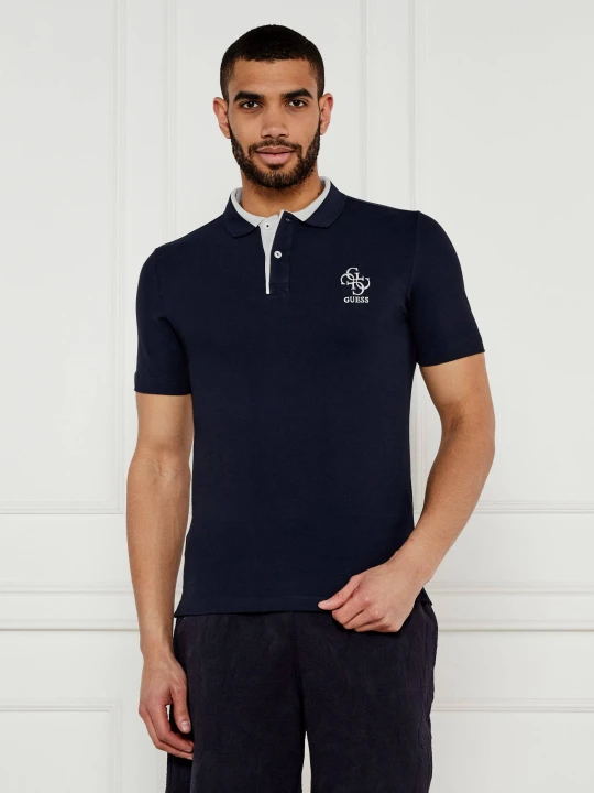 Zdjęcie produktu GUESS Polo | Slim Fit granatowy
