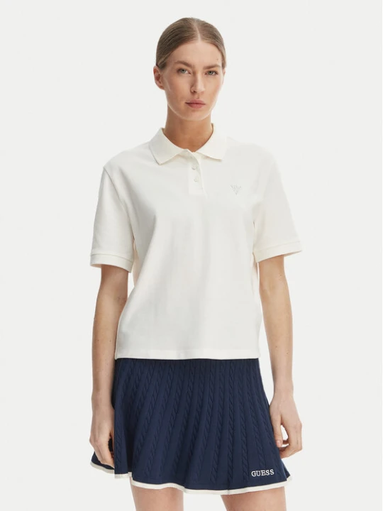 Zdjęcie produktu Guess Polo V6GP11 K3278 Biały Regular Fit