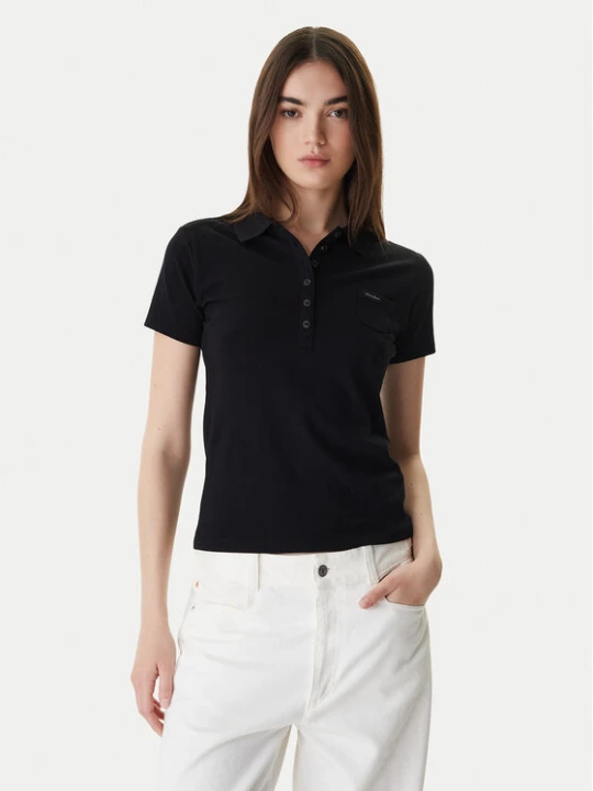 Zdjęcie produktu Guess Polo W5GP73 KCYR1 Czarny Regular Fit