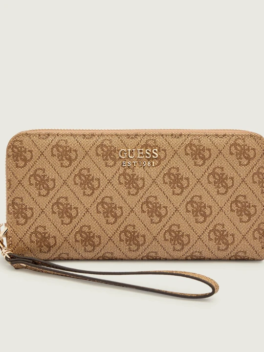 Zdjęcie produktu Guess Portfel BRENTON beżowy
