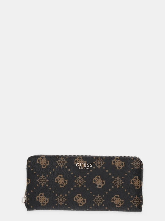 Zdjęcie produktu Guess portfel CARRIE brązowy