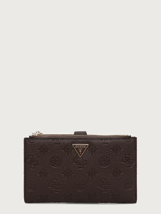 Zdjęcie produktu Guess portfel damski BLAKE brązowy