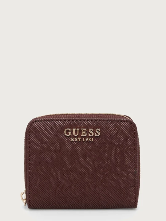 Zdjęcie produktu Guess portfel damski LAUREL bordowy