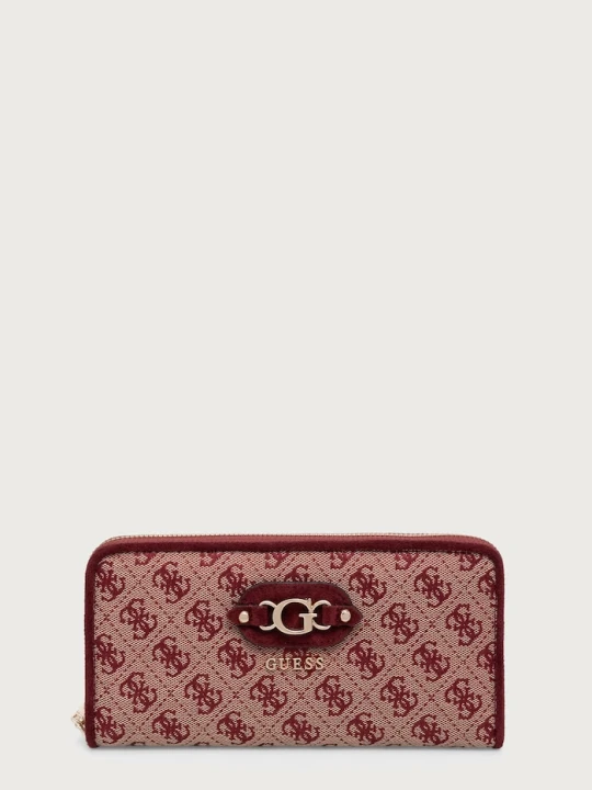 Zdjęcie produktu Guess portfel damski SAMANTHA bordowy