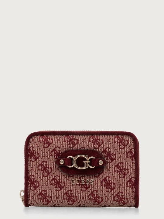 Zdjęcie produktu Guess portfel damski SAMANTHA bordowy