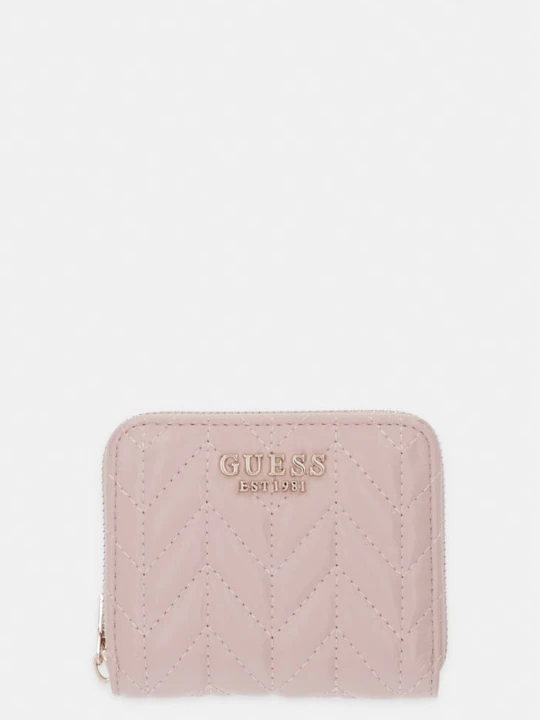 Zdjęcie produktu Guess portfel damski z imitacji skóry CHERYL różowy