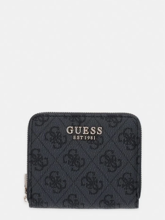 Zdjęcie produktu Guess portfel damski z imitacji skóry COLEEN szary