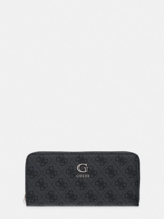 Zdjęcie produktu Guess portfel damski z imitacji skóry COLEEN szary