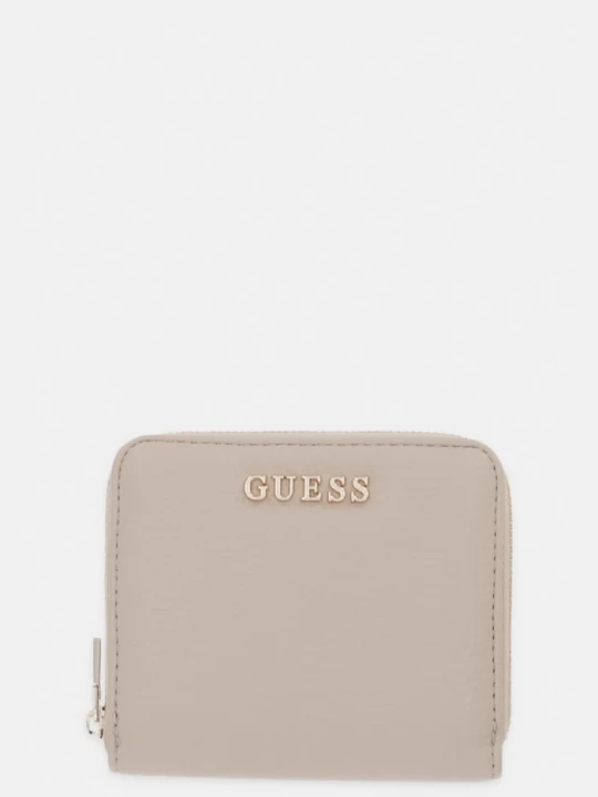 Zdjęcie produktu Guess portfel damski z imitacji skóry JESSA beżowy