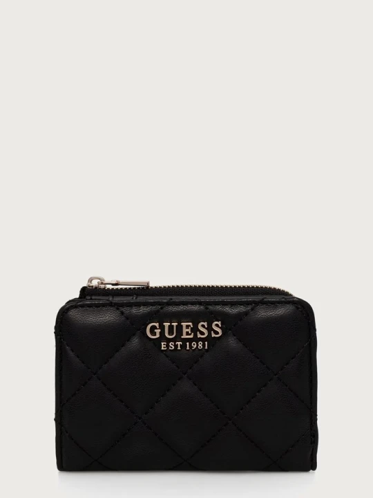 Zdjęcie produktu Guess portfel damski z imitacji skóry JULIET czarny