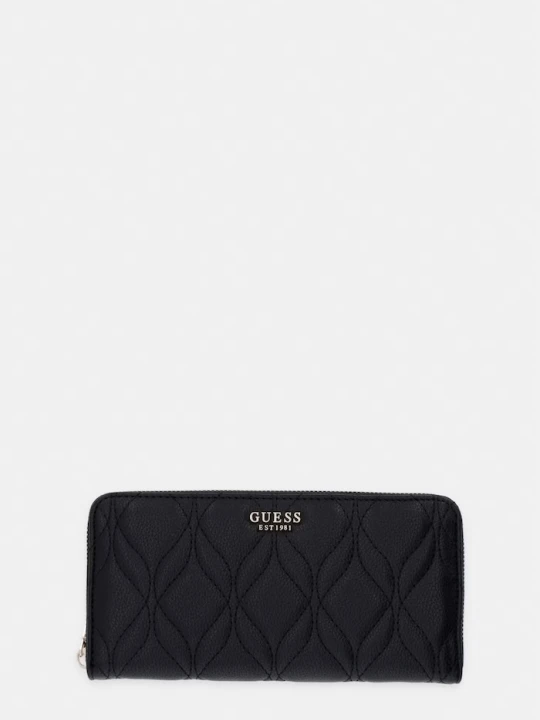Zdjęcie produktu Guess portfel damski z imitacji skóry MAXINE czarny