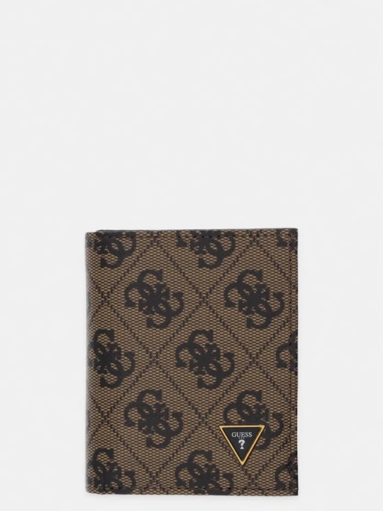 Zdjęcie produktu Guess portfel męski skórzany MILANO brązowy