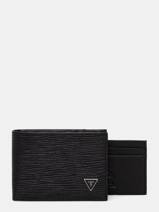 Zdjęcie produktu Guess portfel męski skórzany MILANO czarny