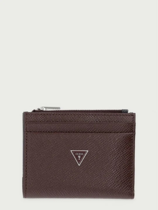 Zdjęcie produktu Guess portfel męski skórzany MILANO brązowy