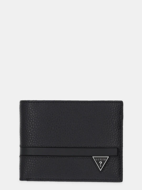 Zdjęcie produktu Guess portfel skórzany MONACO czarny