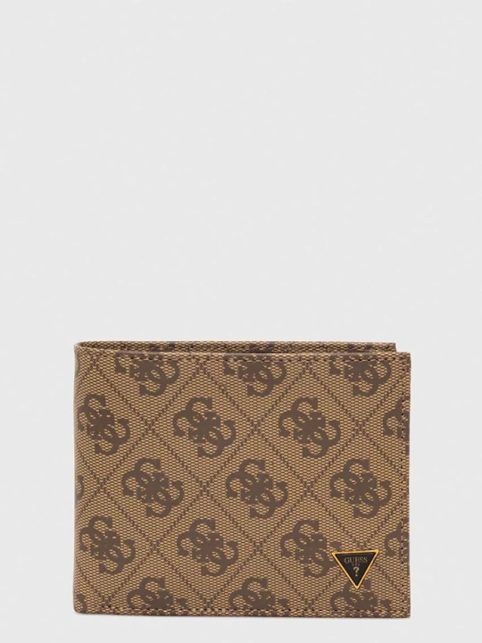 Zdjęcie produktu Guess portfel skórzany VEZZOLA beżowy