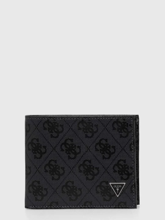 Zdjęcie produktu Guess portfel skórzany VEZZOLA szary