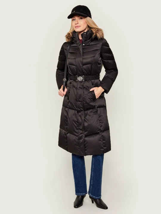 Zdjęcie produktu GUESS Puchowy płaszcz MARINA czarny