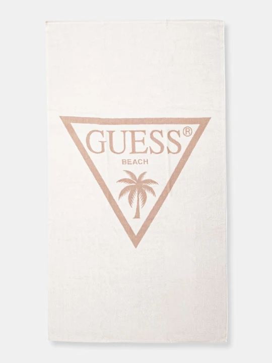Zdjęcie produktu Guess ręcznik bawełniany beżowy