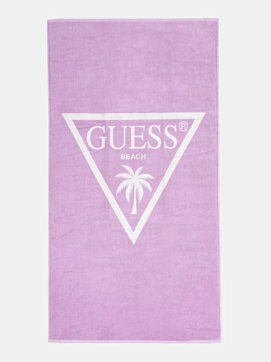 Zdjęcie produktu Guess ręcznik bawełniany fioletowy