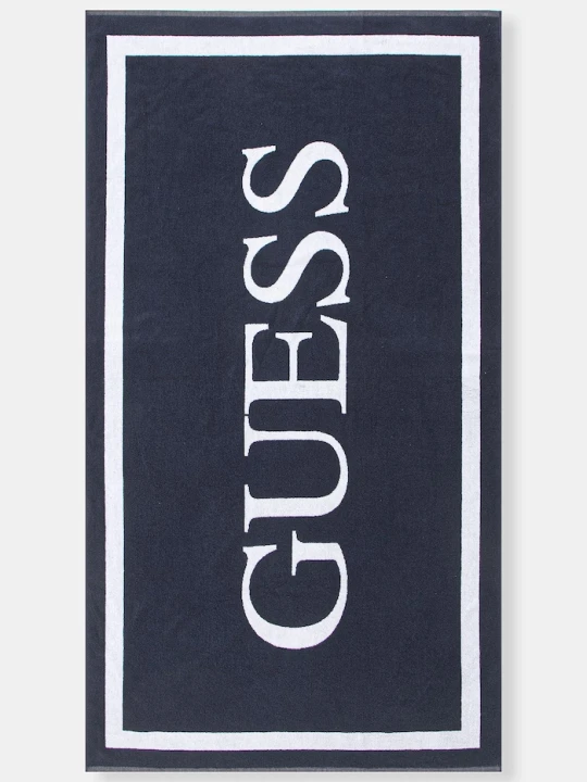 Zdjęcie produktu Guess ręcznik bawełniany granatowy
