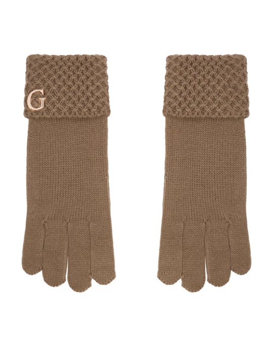 Zdjęcie produktu Guess Rękawiczki AW5649 WOL02 Beżowy ciemny
