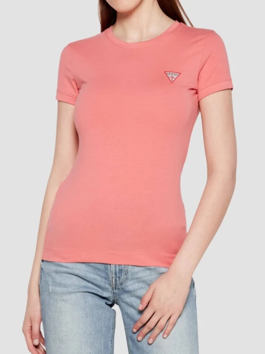 Zdjęcie produktu GUESS Różowy damski t-shirt Mini, Rozmiar M