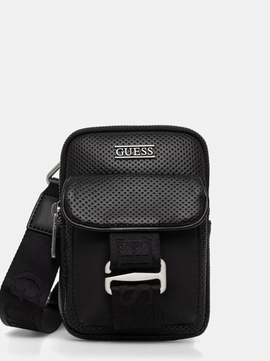 Zdjęcie produktu Guess saszetka męska z imitacji skóry BOSTON czarny
