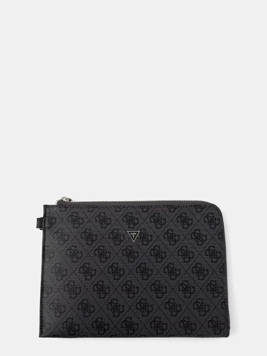 Zdjęcie produktu Guess saszetka męska z imitacji skóry MILANO szary
