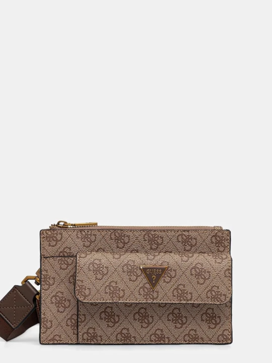Zdjęcie produktu Guess saszetka męska z imitacji skóry MILANO beżowy