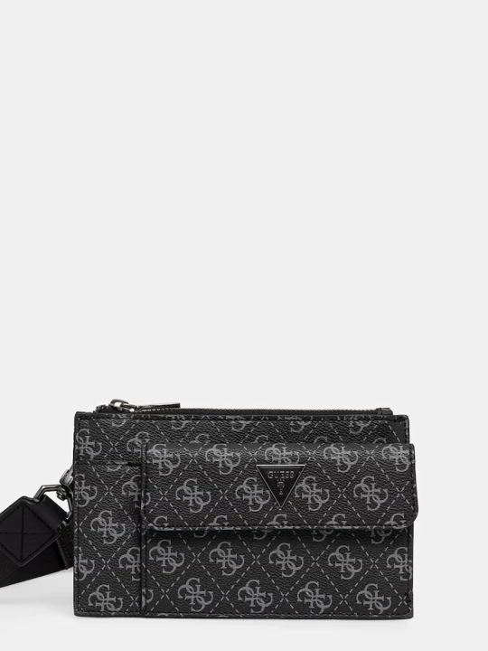 Zdjęcie produktu Guess saszetka męska z imitacji skóry MILANO czarny