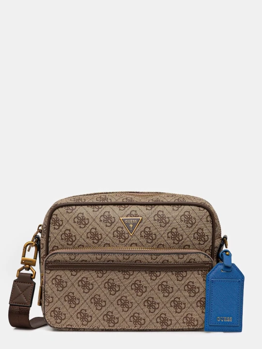 Zdjęcie produktu Guess saszetka męska z imitacji skóry MILANO brązowy