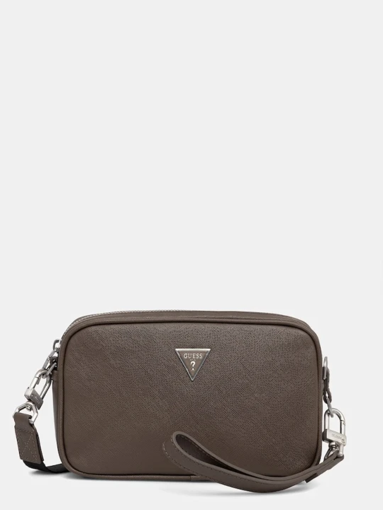 Zdjęcie produktu Guess saszetka MILANO brązowy
