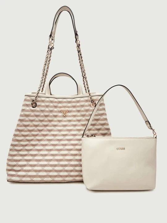 Zdjęcie produktu Guess Shopperka 2w1 GIULLY II beżowy