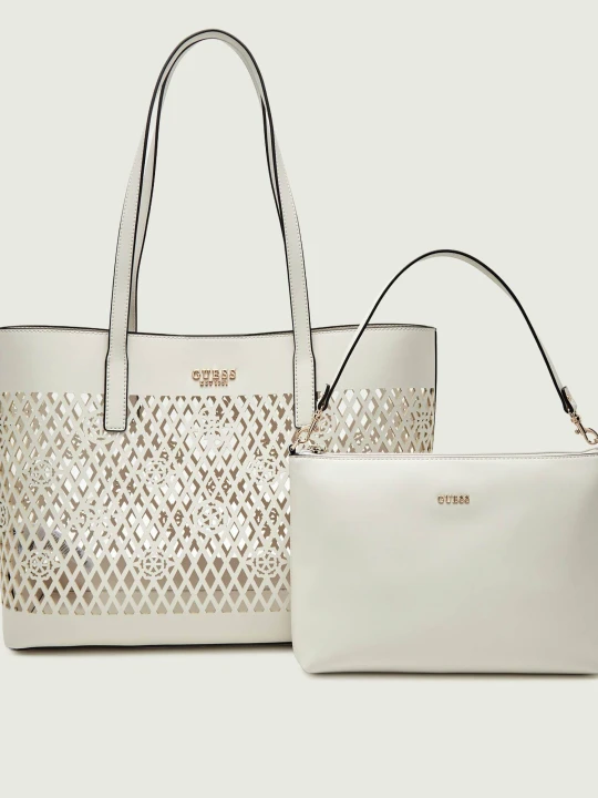 Zdjęcie produktu Guess Shopperka 2w1 LETTY biały