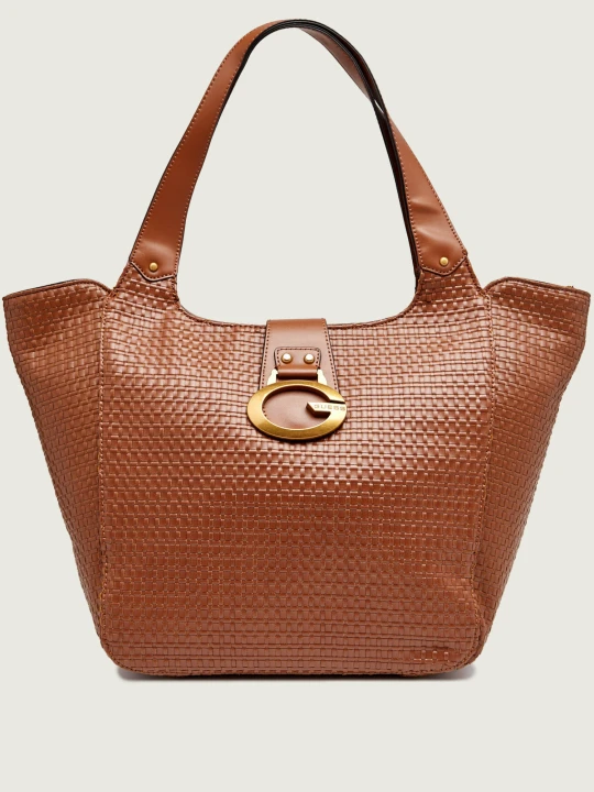 Zdjęcie produktu Guess Shopperka Camden koniakowy