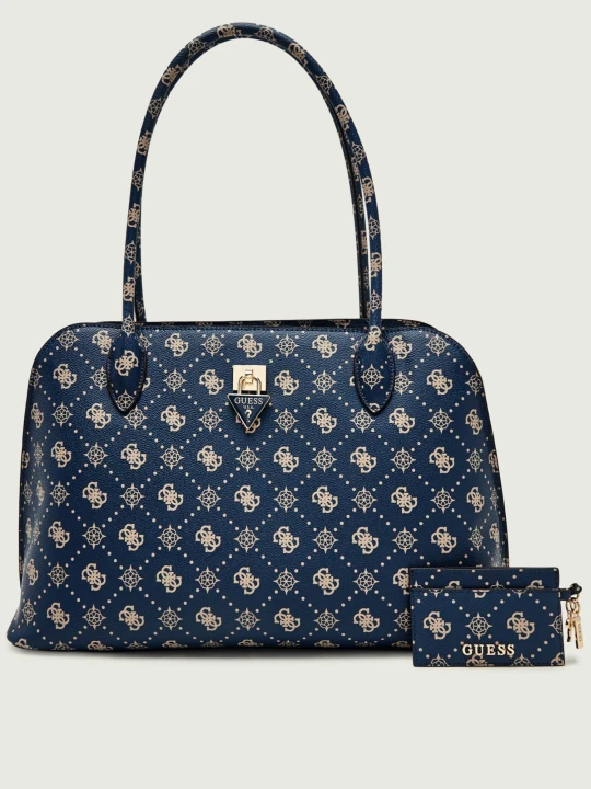 Zdjęcie produktu Guess Shopperka + saszetka PATSIE granatowy