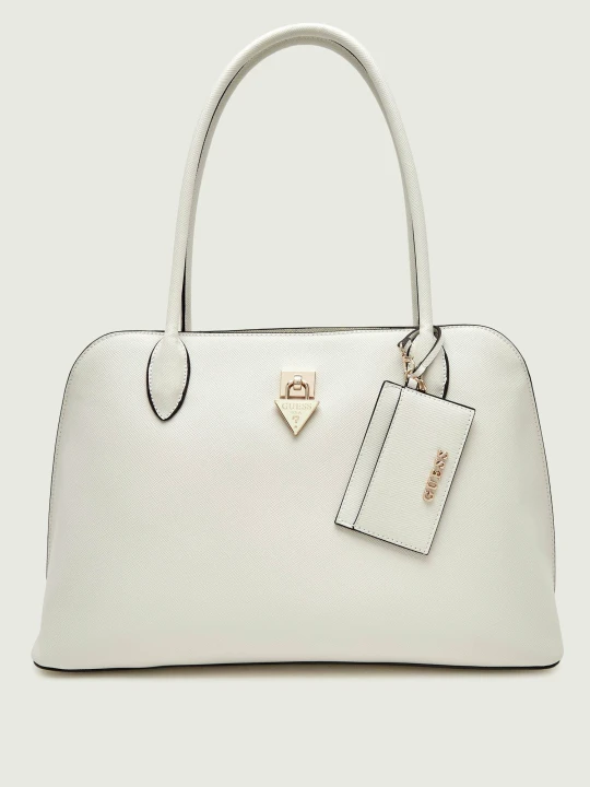Zdjęcie produktu Guess Shopperka + saszetka PATSIE biały