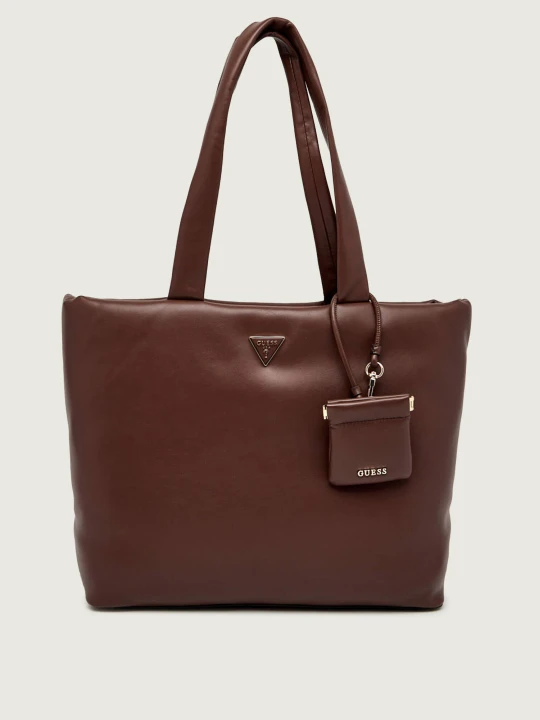 Zdjęcie produktu Guess Shopperka + saszetka SUNETRA brązowy