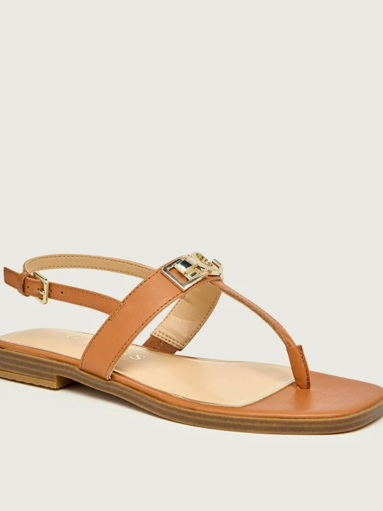 Zdjęcie produktu Guess Skórzane sandały RAMIRY brązowy