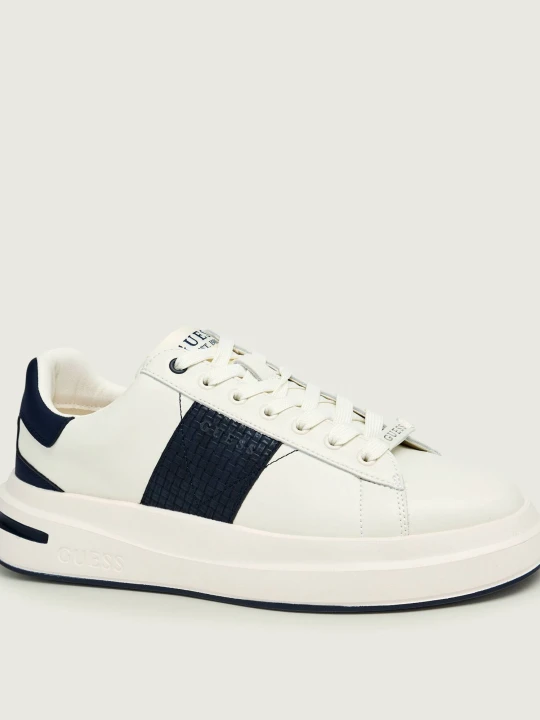 Zdjęcie produktu Guess Skórzane sneakersy ELBA biały