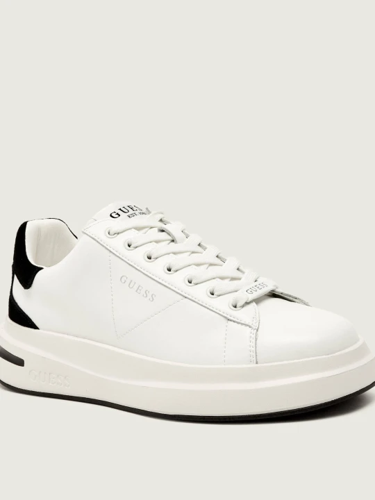 Zdjęcie produktu Guess Skórzane sneakersy ELBA biały
