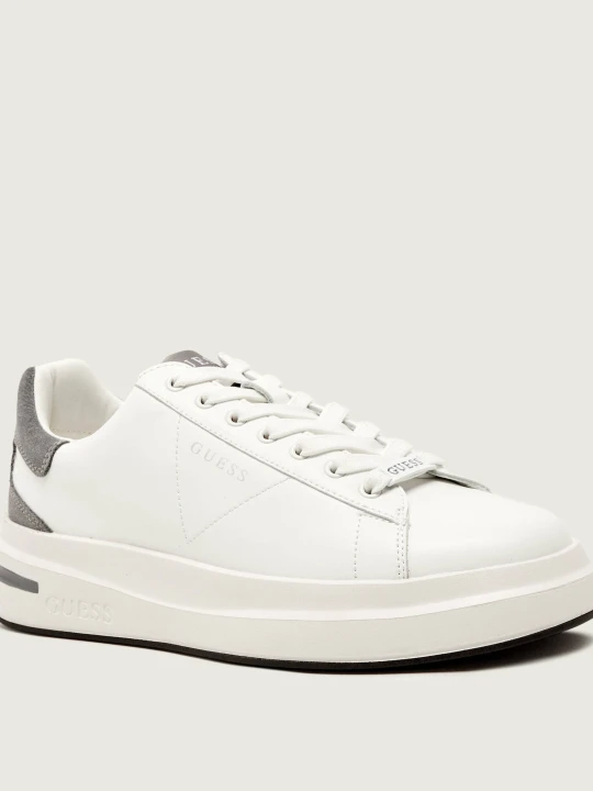 Zdjęcie produktu Guess Skórzane sneakersy ELBA biały