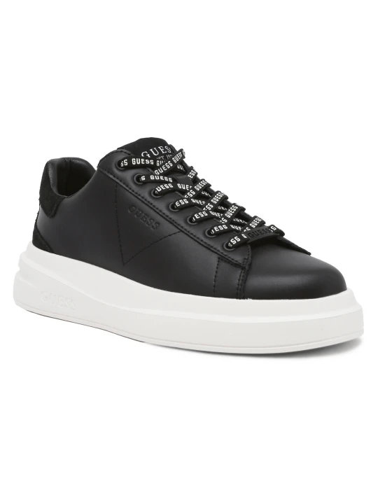 Zdjęcie produktu Guess Skórzane sneakersy ELBA czarny