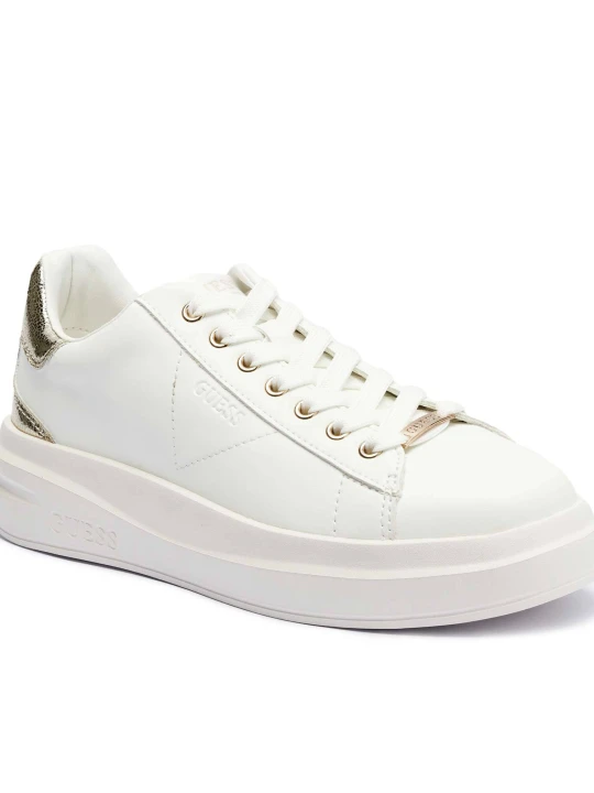 Zdjęcie produktu Guess Skórzane sneakersy Elbina biały