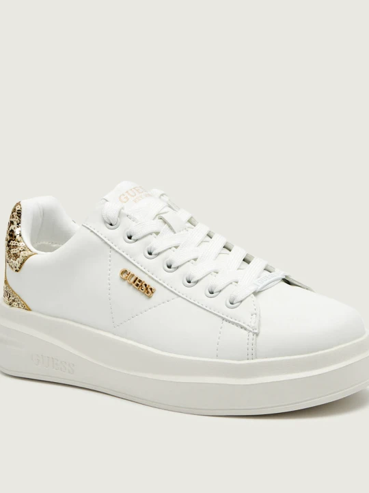 Zdjęcie produktu Guess Skórzane sneakersy ELBINA10 biały