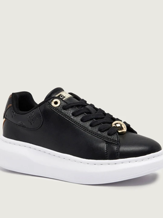 Zdjęcie produktu Guess Skórzane sneakersy Fire Up czarny